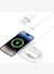 Belkin BoostCharge Pro 2'si 1 arada MageSafe Kablosuz Şarj İstasyonu - ‎WIZ021vfWH