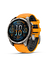 fenix 8 - 47 mm, AMOLED Sapphire, Titanyum, Turuncu/Grafit Silikon Kayışlı
