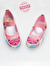 Pembe Rugan Simli 3d Kız Babet Sneakers