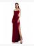 Gaia Maxi Saten Elbise