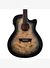 Washburn Deep Forest Burl Ace Black Fade Elektro Akustik Gitar