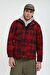 Filson Mackinaw Wool Cruiser Ceket Red Black