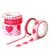 Mını Kağıt Bant Heart Set