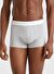 Erkek Gri Melanj Pamuk Karışımlı Beli Logo Baskılı Boxer
