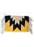 VOYES-Dokuma Makrome Fermuarlı Clutch-YILDIZ Model 6