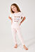 Rolypoly Gift Açık Turuncu Kız Çocuk Kısa Kol Pijama Takım