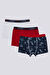 U.S. Polo Assn Stripe Detail Lacivert Erkek Çocuk 3lü Boxer