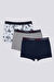 U.S. Polo Assn Stripe Detail Erkek Çocuk 3lü Boxer