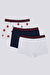 U.S. Polo Assn Beyaz Erkek Çocuk 3lü Boxer