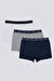 U.S. Polo Assn Banded Lacivert Erkek Çocuk 3lü Boxer