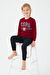 U.S. Polo Assn Bordo Erkek Çocuk Pijama Takım