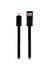 MF Product Jettpower 0047 Metal Başlıklı Örgülü 3A Micro Usb Hızlı Şarj Kablosu 20 cm Siyah