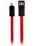 MF Product Jettpower 0047 Metal Başlıklı Örgülü 3A Micro Usb Hızlı Şarj Kablosu 20 cm Kırmızı 