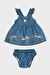 Layette Kız Bebek Denim Elbise