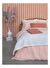 Washed Linen Keten Çift Kişilik Nevresim Pembe 200x220