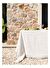 Linen Keten Masa Örtüsü Kirik Beyaz/Siyah Çizgili 150x250