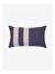 Wool Cocoon Yünlü Kırlent Kılıfı Indigo / Ekru 30x50