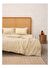 Washed Linen Keten Çift Kişilik Nevresim Bej 200x220