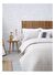Linen Waffle Keten Çift Kişilik Nevresim Naturel 200x220