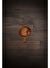 Teak Ahşap Yuvarlak Derin Sos Tabağı / Kaşığı Naturel 5x9x3,5