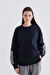 Belden Büzgülü  Sweatshirt Lacivert K2354106_015