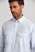 Bisse Erkek Regular Fit Uzun Kollu Spor Gömlek Mavi GM23Y231124_C35