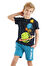 Gezegenler Erkek Çocuk T-shirt Şort Takım