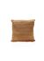 Fitilli Peluş Kırlent Kahve 45x45 cm