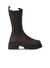 Bueno Shoes Kahverengi Koyu Nubuk Kadın Dolgu Topuklu Bot 01wv3115