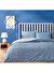 Linens Allday Tuiren Pamuk Saten Çift Kişilik Nevresim Takımı Mavi