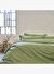 Linens Mix&Match Pamuk King Size Saten Nevresim Kılıfı Koyu Yeşil