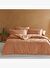 Linens Mix&Match Pamuk Saten Tek Kişilik Saten Nevresim Kılıfı Turuncu