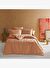 Linens Mix&Match Pamuk Saten Çift Kişilik Saten Nevresim Kılıfı Turuncu