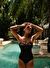 Hematite Strapless Swimsuit