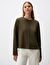 Haki Bisiklet Yaka Kısa Basic Sweatshirt