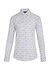 Beyaz Slim Fit Baskılı 100% Pamuk Düğmeli Yaka Uzun Kollu Casual Gömlek