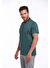 Yeşil Regular Fit Düz 100% Pamuk Polo Yaka Tişört 