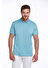 Turkuaz Regular Fit Düz 100% Pamuk Polo Yaka Tişört 