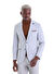 Gri Slim Fit  Mono Yaka Casual Ceket