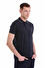 Lacivert Regular Fit Düz 100% Pamuklu Polo Yaka Tişört