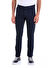 Lacivert Slim Fit Desenli Pamuklu Yandan Cep Kanvas Pantolon