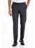 Siyah Slim Fit Desenli Yandan Cep Kumaş Pantolon