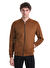 Kahverengi Regular Fit Bomber Yaka Mevsimlik Mont