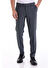 Lacivert Slim Fit Yandan Cepli Desenli Yünlü Düşük Bel Kumaş Pantolon