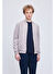 Gri Regular Fit Bomber Yaka Mevsimlik Mont