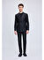 Siyah Regular Fit Kruvaze Klasik Takım Elbise 33181024T011_002