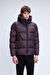 Bordo Regular Fit Hakim Yaka Kapüşonlu Şişme Mont