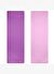 Çift Taraflı Kaydırmaz TPE Yoga Matı – 6mm Pilates Minderi | 181x61 cm Konforlu ve Dayanıklı Mor&Pem