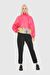 Fermuar Detayli Desenli Sweatshirt