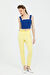 Kalın Askılı Mavi Crop Top